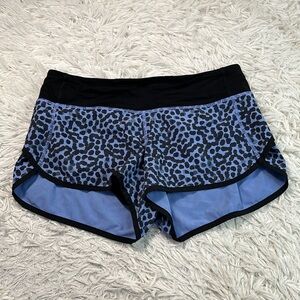 🔥$SALE$🔥 Lululemon Run: Speed Short *4-way Stretch Ace Spot Lullaby Black